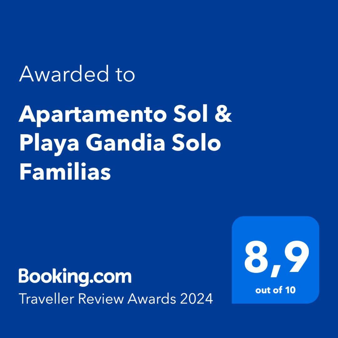 Apartamento Sol & Playa Gandia Solo Familias Экстерьер фото